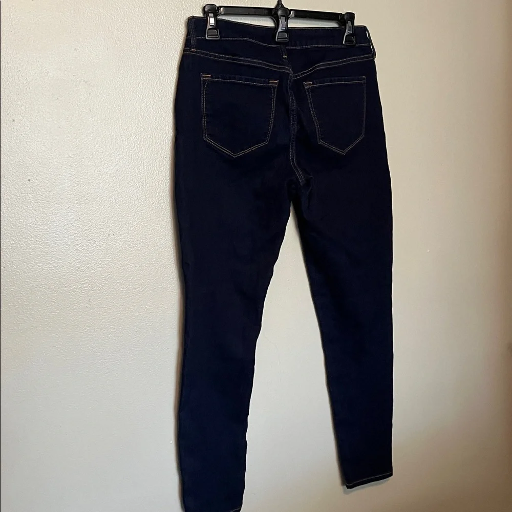 Old Navy Rockstar Super Skinny Women's Deep Indigo Jeans, midrise